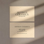 Keramische Homemade Pottery Visitekaartje