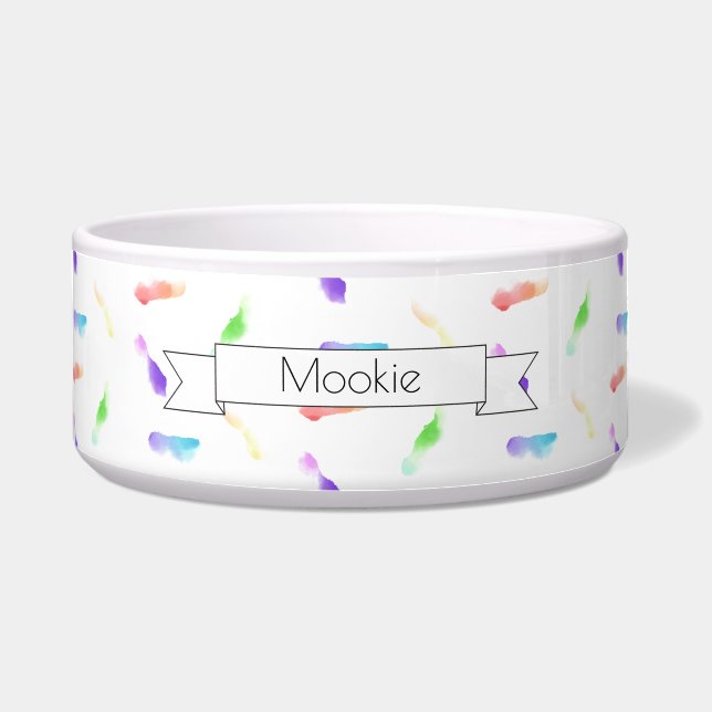 Keramische hondenkom - HAMbWG Voerbakje (Voorkant)