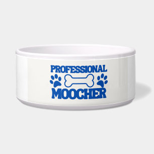 Keramische Hondenschaal - Moocher - Groot Voerbakje