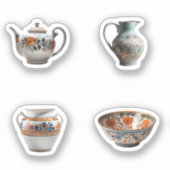  keramische huishoudens 4-pack Stickers (Voorkant)