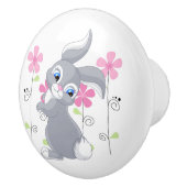 Keramische Kabinet Knob-Bunny Knop (Rechts)