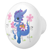 Keramische Kabinet Knob-Dragon Knop (Rechts)