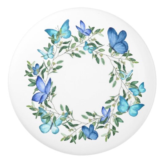 Keramische kabinetsknop-vlinders Keramische knop (Voorkant)