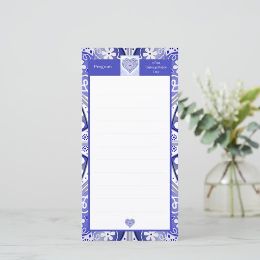 Keramische Kant Blau van Griekenland (Staand voorkant)