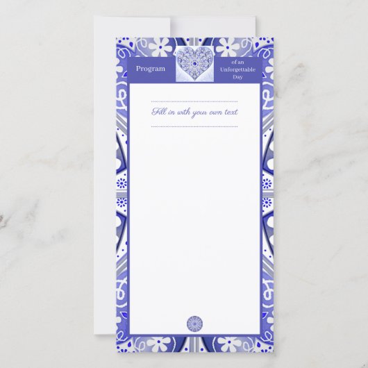 Keramische kant Blauw van Griekenland (Voorkant)