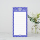 Keramische Kant Blauw van Griekenland (Staand voorkant)