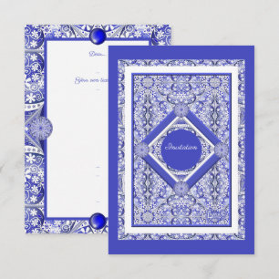 Keramische kant Blauw van Griekenland