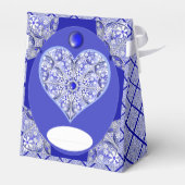 Keramische Kant Blauw van Griekenland Bedankdoosjes (Achterkant)