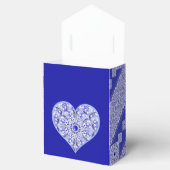 Keramische Kant Blauw van Griekenland Bedankdoosjes (Geopend)