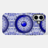 Keramische kant Blauw van Griekenland Case-Mate iPhone Case (Achterkant (horizontaal))