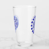 Keramische Kant Blauw van Griekenland Glas (Links)