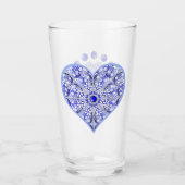 Keramische Kant Blauw van Griekenland Glas (Voorkant)