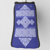 keramische kant Blauw van Griekenland Golfheadcover (Draai 90)