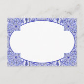 Keramische Kant Blauw van Griekenland Informatiekaartje (Achterkant)