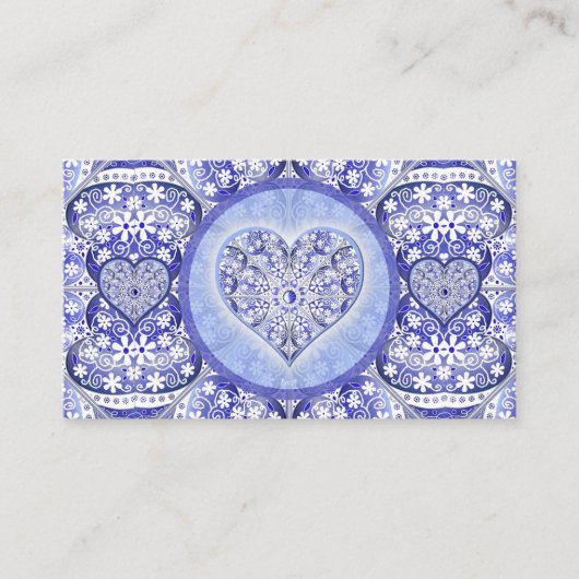 Keramische kant Blauw van Griekenland Informatiekaartje (Voorkant)