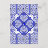 Keramische Kant Blauw van Griekenland Informatiekaartje (Voorkant)