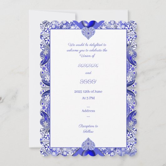 Keramische Kant Blauw van Griekenland Kaart (Achterkant)