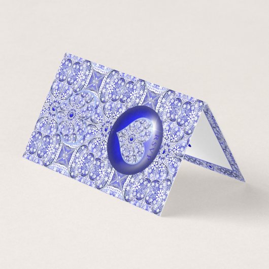 Keramische kant Blauw van Griekenland Kaart (Voorkant)