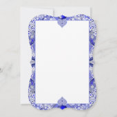 Keramische Kant Blauw van Griekenland Kaart (Achterkant)