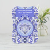 Keramische Kant Blauw van Griekenland Kaart (Staand voorkant)