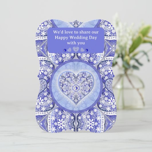 Keramische Kant Blauw van Griekenland Kaart (Staand voorkant)