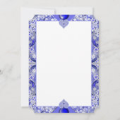 Keramische Kant Blauw van Griekenland Kaart (Achterkant)