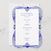 Keramische Kant Blauw van Griekenland Kaart (Achterkant)