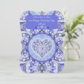 Keramische Kant Blauw van Griekenland Kaart (Staand voorkant)