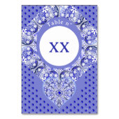 Keramische Kant Blauw van Griekenland Kaart (Achterkant)