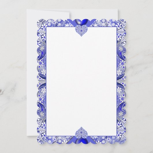 Keramische Kant Blauw van Griekenland Kaart (Achterkant)