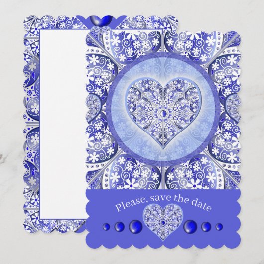 Keramische Kant Blauw van Griekenland Kaart (Voorkant / Achterkant)