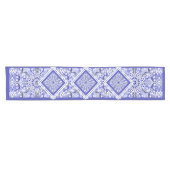 Keramische Kant Blauw van Griekenland Korte Tafelloper (Horizontaal)