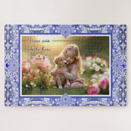 Keramische kant Blauw van Griekenland Legpuzzel