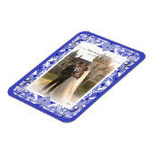 Keramische kant Blauw van Griekenland Magneet (Linkerzijde)