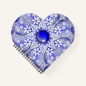 Keramische Kant Blauw van Griekenland Notitieboek (Voorkant)