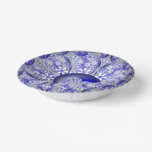 Keramische Kant Blauw van Griekenland Papieren Kommen (Gebogen)