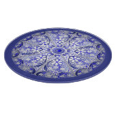 Keramische Kant Blauw van Griekenland Snijplank (Hoek)