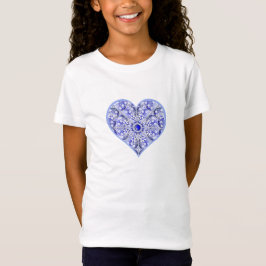 Keramische kant Blauw van Griekenland T-shirt