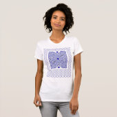 Keramische Kant Blauw van Griekenland T-shirt (Voorkant volledig)