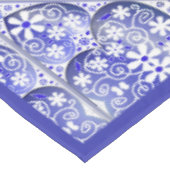 Keramische Kant Blauw van Griekenland Tafelkleed (Gekanteld)