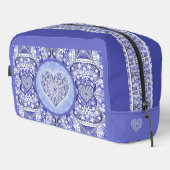 Keramische kant Blauw van Griekenland Toilettasje (Rechterhoek)