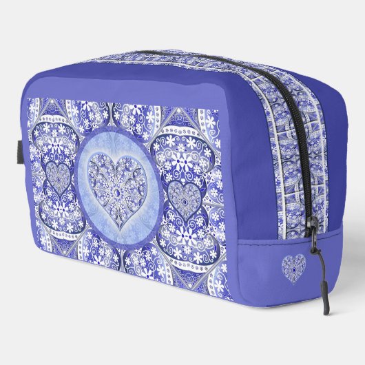 Keramische kant Blauw van Griekenland Toilettasje (Rechterhoek)