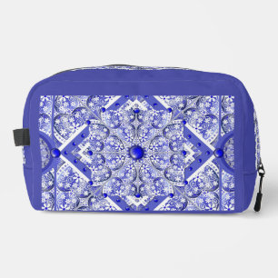 Keramische kant Blauw van Griekenland Toilettasje