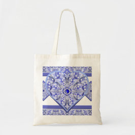 Keramische Kant Blauw van Griekenland Tote Bag