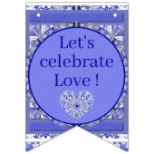 Keramische Kant Blauw van Griekenland Vlaggetjes (Tweede vlag)