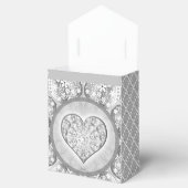 Keramische Kant grijs Bedankdoosjes (Geopend)