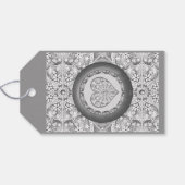 Keramische Kant grijs Cadeaulabel (Achterkant Horizontaal)