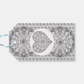 Keramische Kant grijs Cadeaulabel (Achterkant Horizontaal)