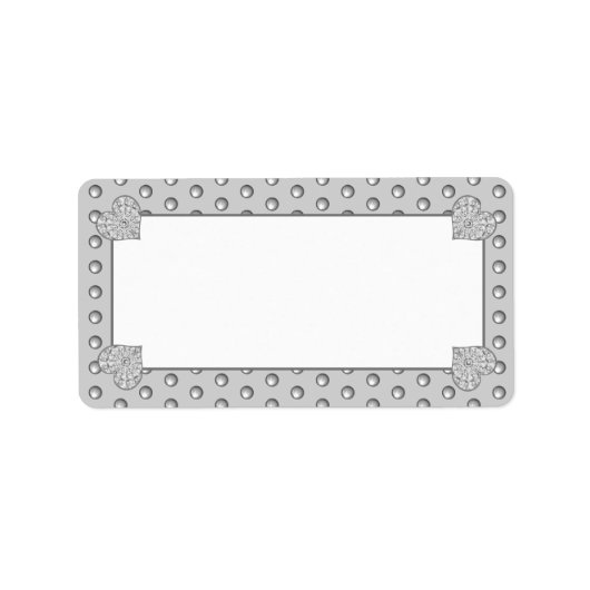 Keramische Kant grijs Etiket (Voorkant)