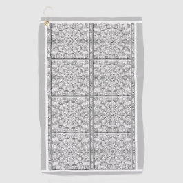 Keramische Kant grijs Golfhanddoek